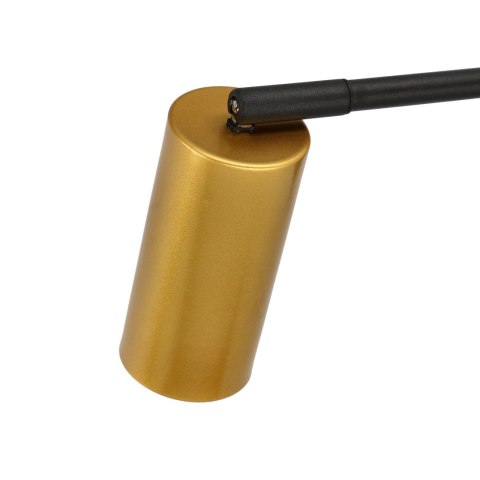 Tina lampa kinkiet czarno złoty 1x15w gu10