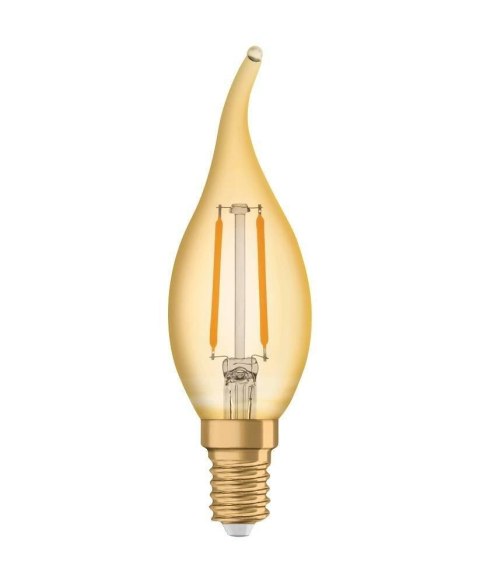 ŻARÓWKA LED E14 1,5W 120LM 2400K VINTAGE BA12 ŚWIECA OSRAM ŻARÓWKA LED E14 1,5W 120LM 2400K VINTAGE BA12 ŚWIECA OSRAM
