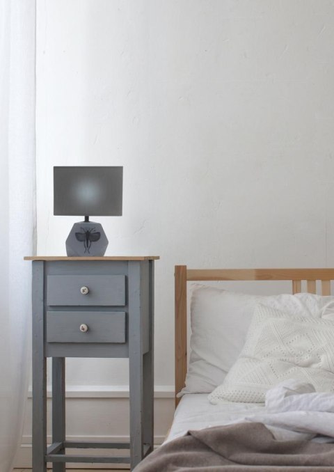 ANIMI LAMPA GABINETOWA 1X40W E14 CIEMNY SZARY ANIMI LAMPA GABINETOWA 1X40W E14 CIEMNY SZARY