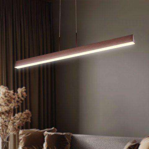 COCONUT LAMPA WISZĄCA 100X8 28W LED BRĄZOWY 4000K APETI