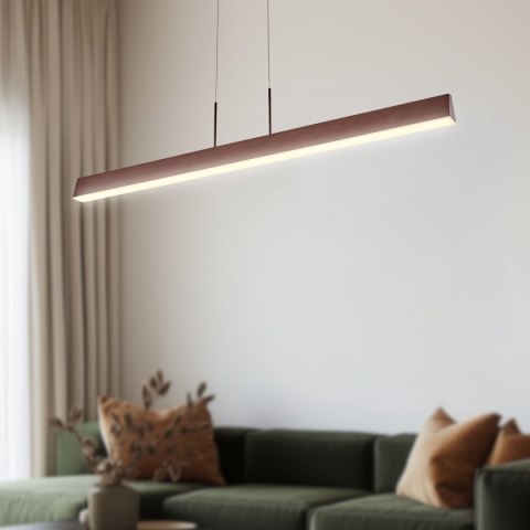 COCONUT LAMPA WISZĄCA 100X8 28W LED BRĄZOWY 4000K APETI