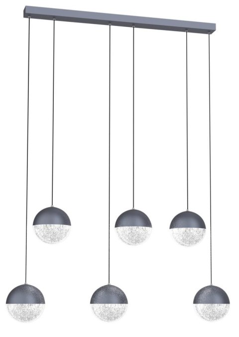 FURNI LAMPA WISZĄCA 6X5W LED SZARY 4000K APETI FURNI LAMPA WISZĄCA 6X5W LED SZARY 4000K APETI
