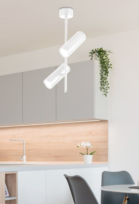 LAMPA WISZĄCA TUBA 2X5W LED BIAŁY 4000K LAMPA WISZĄCA TUBA 2X5W LED BIAŁY 4000K