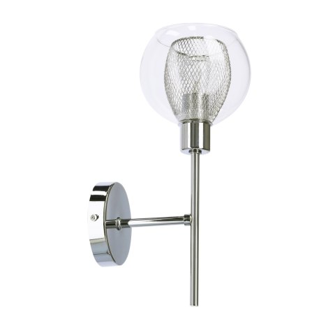 OZZO KINKIET 1X40W E14 CHROM KLOSZ BEZBARWNY OZZO KINKIET 1X40W E14 CHROM KLOSZ BEZBARWNY