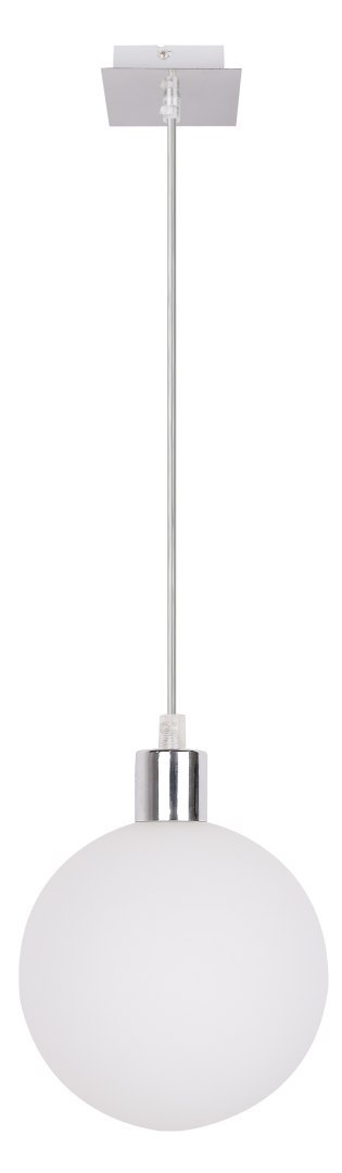 Oden lampa wisząca chromowy 1x40w g9 klosz biały 15cm Oden lampa wisząca chromowy 1x40w g9 klosz biały 15cm