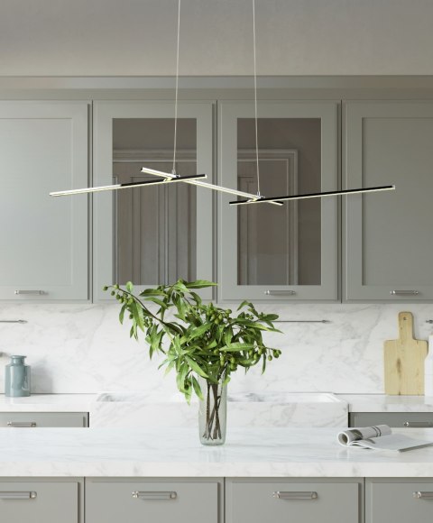 THASOS LAMPA WISZĄCA 103X23 23W LED CHROMOWY 4000K APETI