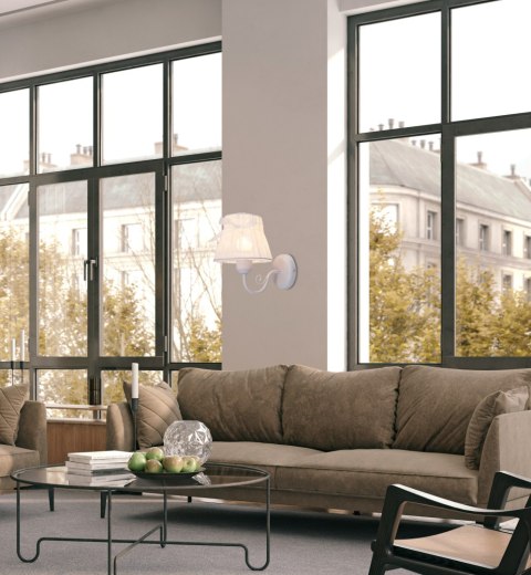 ZEFIR KINKIET 1X40W E27 BIAŁY
