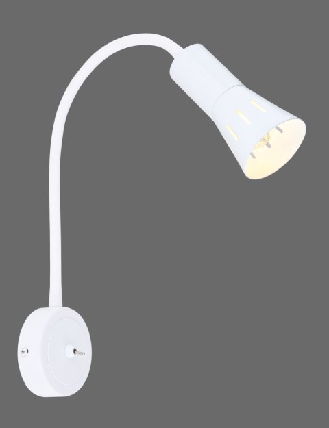 ARENA KINKIET WYSIĘGNIK 1*40W R50 E14 BIAŁY ARENA KINKIET WYSIĘGNIK 1*40W R50 E14 BIAŁY