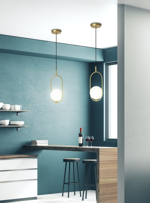 CORDEL LAMPA WISZĄCA 1X28W G9 MOSIĄDZ