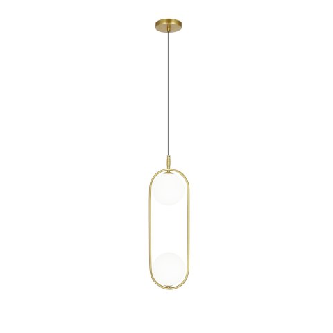 CORDEL LAMPA WISZĄCA 2X28W G9 MOSIĄDZ