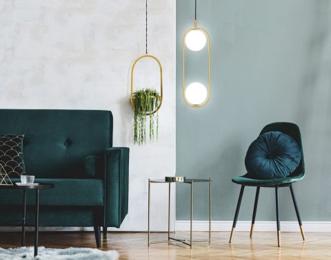 CORDEL LAMPA WISZĄCA 2X28W G9 MOSIĄDZ