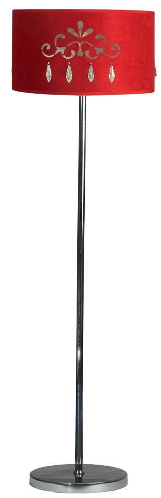 DECOR LAMPA PODLOGOWA CZERWONA 1X60W E27 + ABAŻUR 77-30729 DECOR LAMPA PODLOGOWA CZERWONA 1X60W E27 + ABAŻUR 77-30729