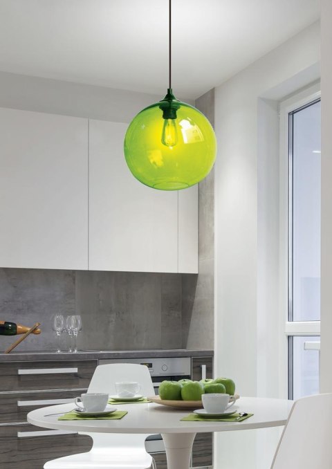 LAMPA WISZĄCA EDISON 25 1X60W E27 ZIELONY LAMPA WISZĄCA EDISON 25 1X60W E27 ZIELONY