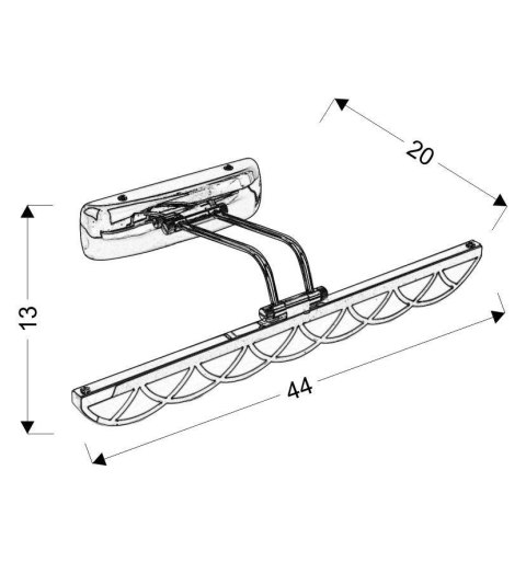 MOVE KINKIET 6W LED CHROMOWY 4000K MOVE KINKIET 6W LED CHROMOWY 4000K