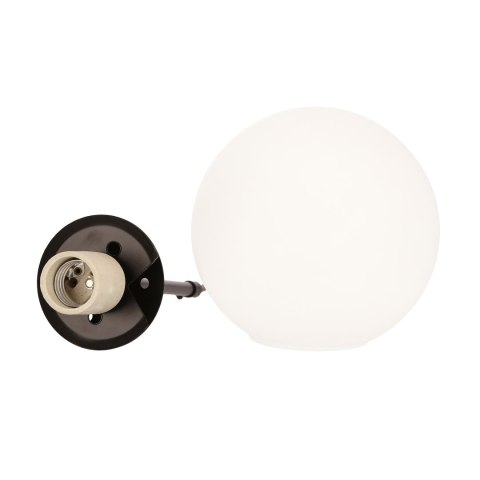 Pompei lampa wisząca czarny 3x40w e27 klosz biały