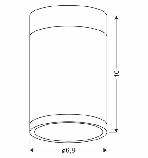 TUBA LAMPA SUFITOWA 1X15W GU10 6,8/10 SZARY+DREWNO TUBA LAMPA SUFITOWA 1X15W GU10 6,8/10 SZARY+DREWNO